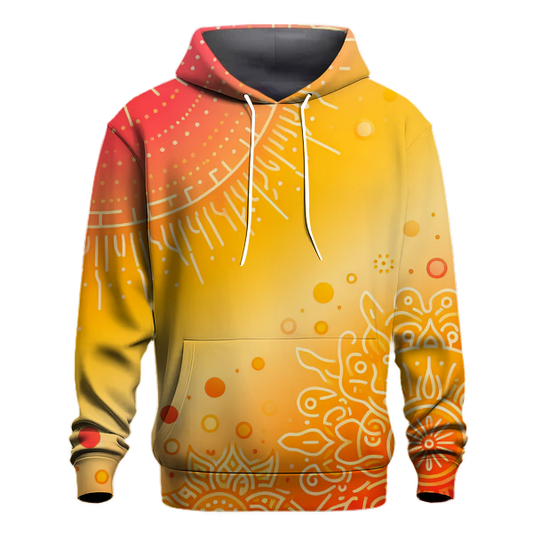 Vivid Sunrise Gradient Hoodie