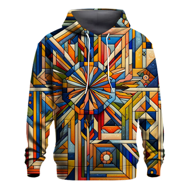 Funky Geometric Harmony Hoodie