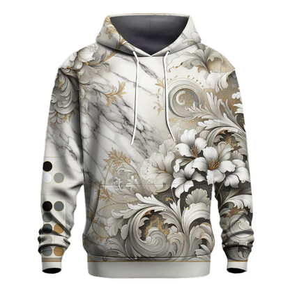 Chic Marble Elegance Hoodie