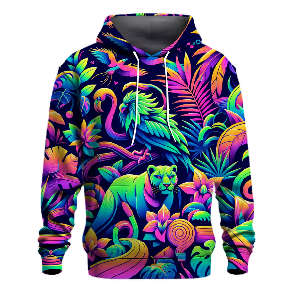 Neon Jungle Fantasy Hoodie