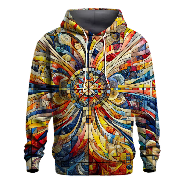 Vibrant Mosaic Art Hoodie