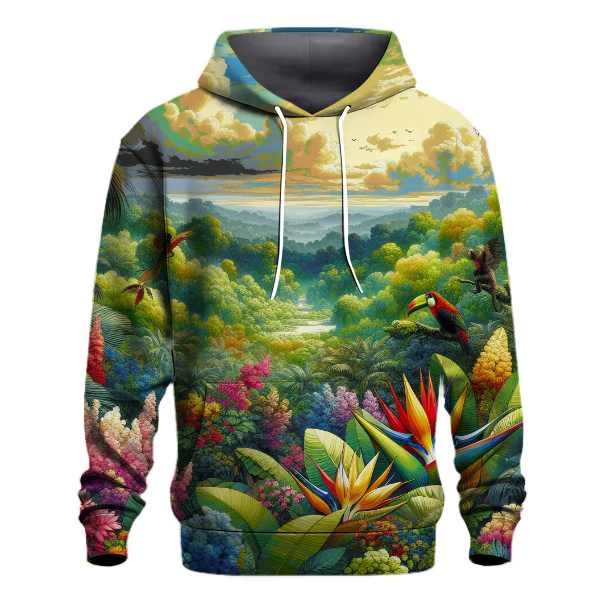 Lush Tropical Jungle Hoodie