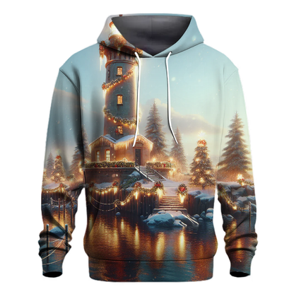 Christmas Lighthouse Beacon Hoodie