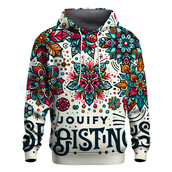 Joyful Snowflakes and Wishes Hoodie