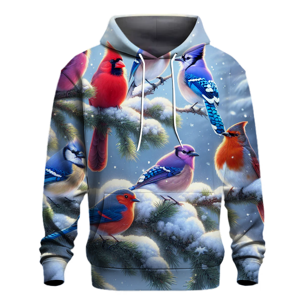 Winter Wonderland Birds Hoodie