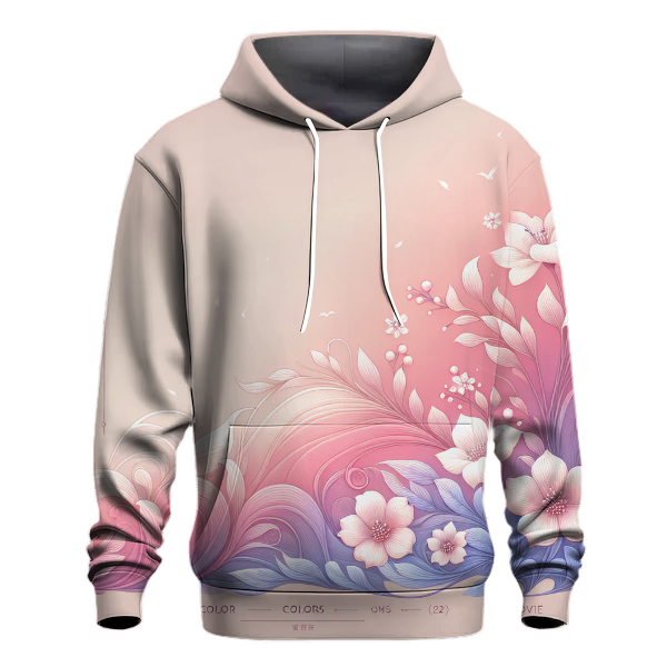 Charming Petal Cascade Hoodie