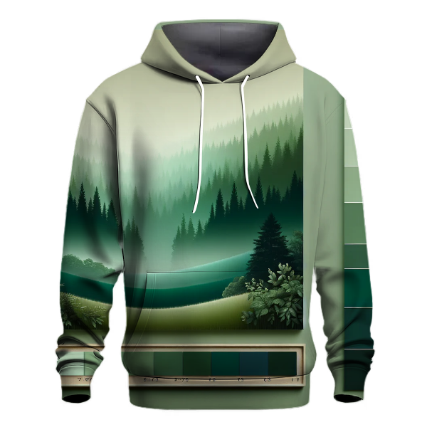 Serene Forest Gradient Hoodie