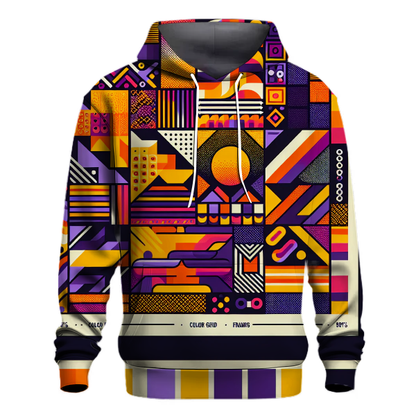 Groovy Geometric Bliss Hoodie