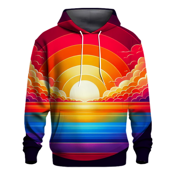 Rainbow Sunset Gradient Hoodie