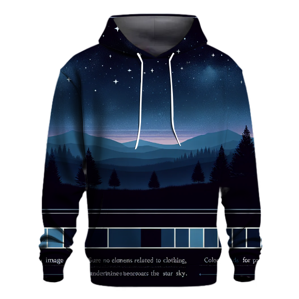 Starry Silhouette Hoodie Lightweight Hoodies