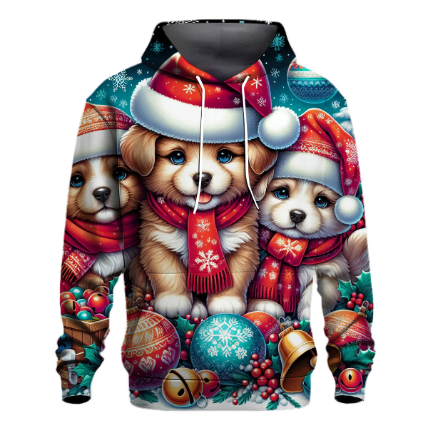 Jingle All the Way with Pups Hoodie