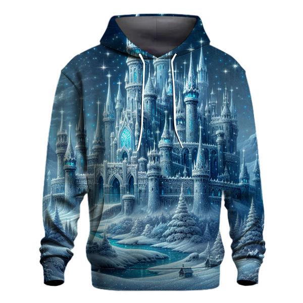 Winter Fairy Tale Castle Hoodie