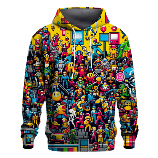 Classic Arcade Icons Hoodie