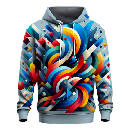 Artistic Geometric Symphony Hoodie