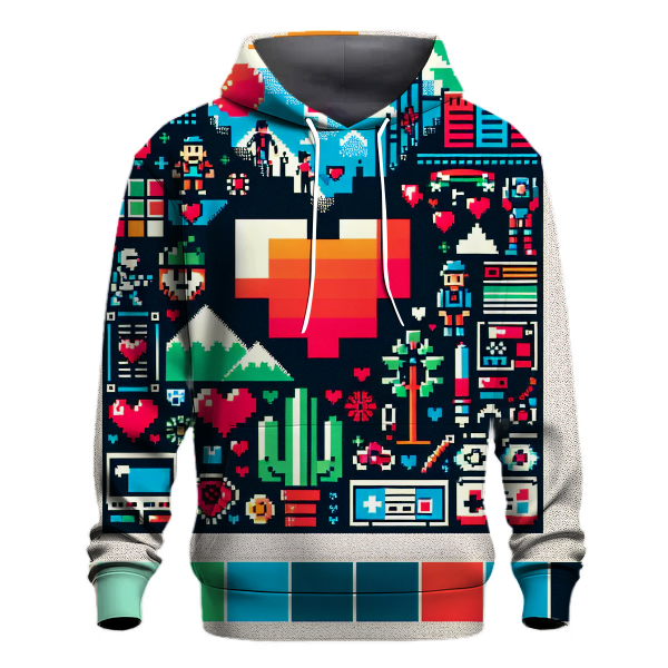 Retro 8-Bit Adventure Hoodie