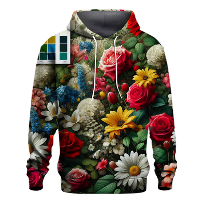 Dreamy Floral Explosion Hoodie