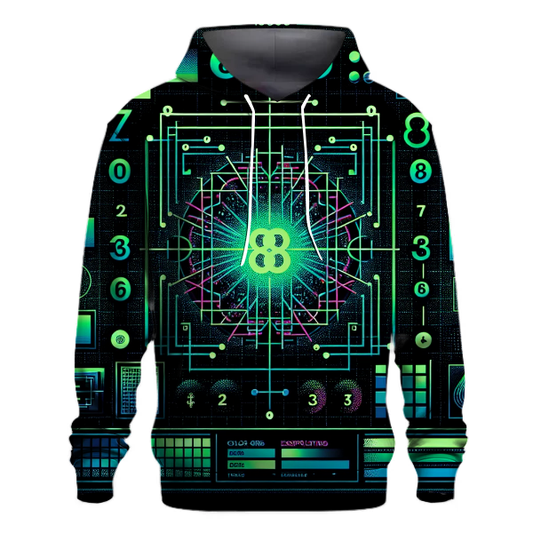 Digital Retro Matrix Hoodie