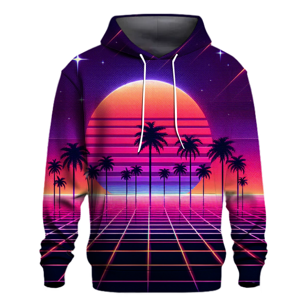 Funky Synthwave Sunset Hoodie