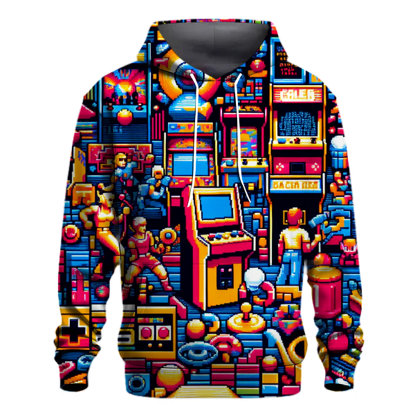 Retro 80s Arcade Adventure Hoodie