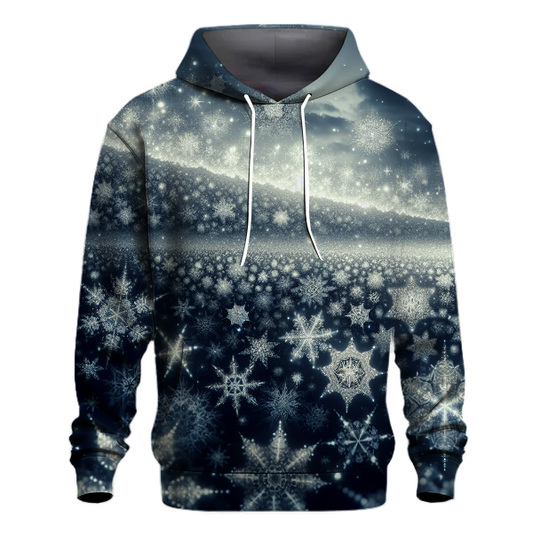 Glistening Snowflake Dreams Hoodie