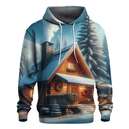 Snowy Cabin Getaway Hoodie