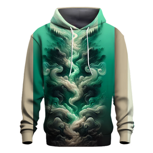 Emerald Cascade Hoodie