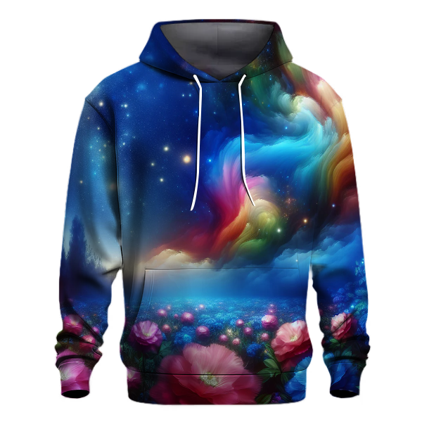 Celestial Night Blossoms Hoodie