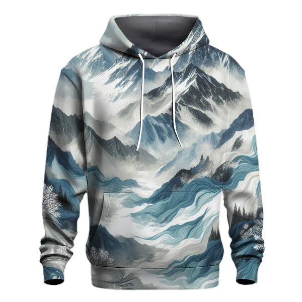 Cool Mountain Peaks Hoodie