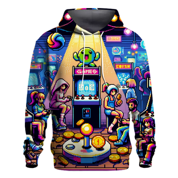 Retro Arcade Fun Hoodie