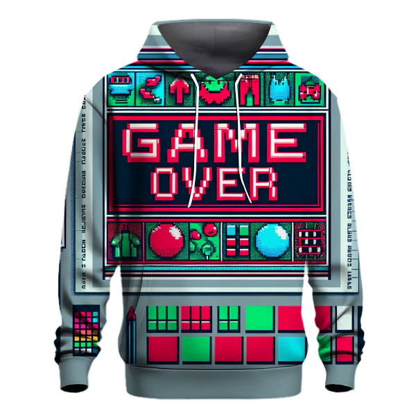 Retro Game Over Hoodie