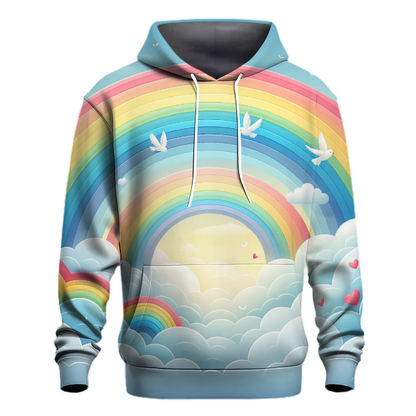 Rainbow Peaceful Skies Hoodie