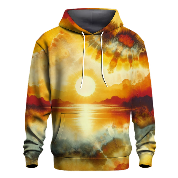 Citrine Horizon Tie-Dye Hoodie