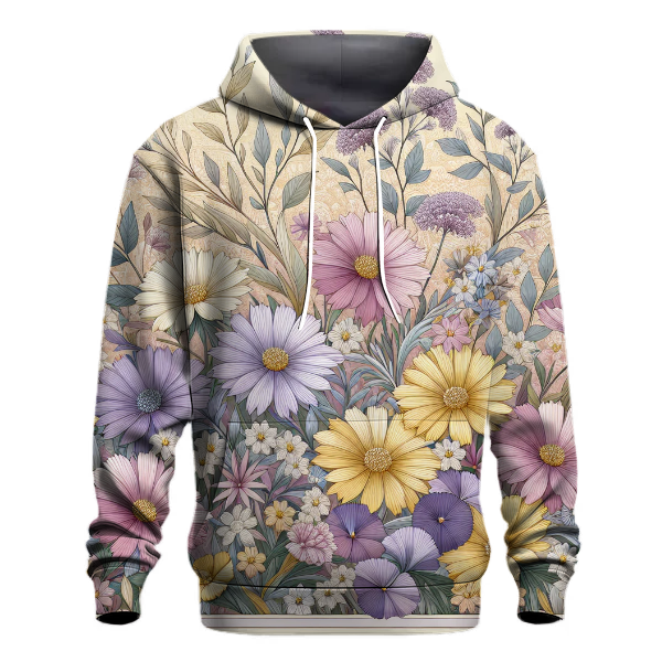 Retro Wildflower Field Hoodie