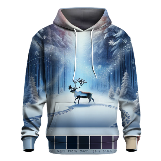 Reindeer Tracks and Trails Hoodie