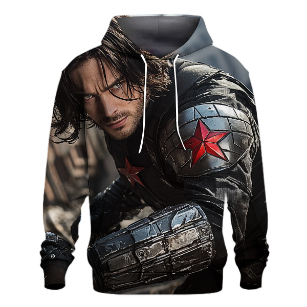 Sebastian Stan: Winter Soldier's Redeemed Fury Hoodie