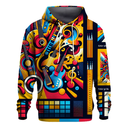 Colorful Retro Melodies Hoodie