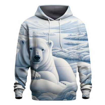 Peaceful Polar Bear Winter Hoodie