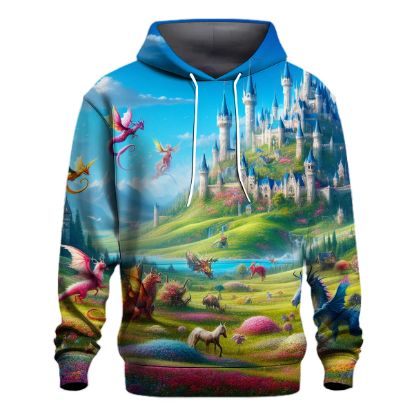 Whimsical Fairytale Landscape Hoodie