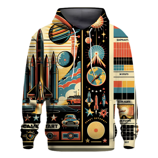 Retro Cosmic Adventure Hoodie