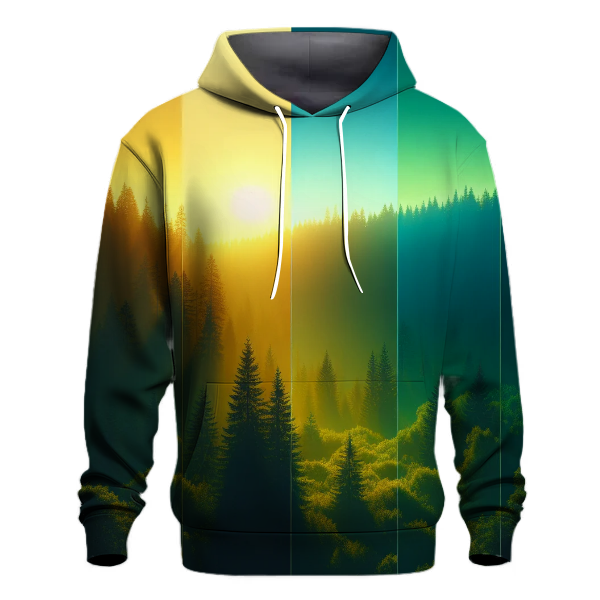 Forest Sunrise Gradient Hoodie