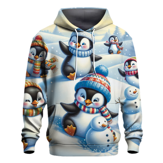 Let It Snow with Penguins Hoodie