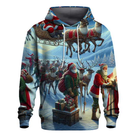 Christmas Adventure with Santa and Friends Hoodie