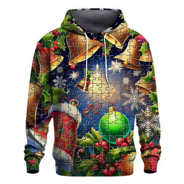 Christmas Jigsaw Puzzle Joy Hoodie