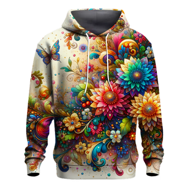 Fantasy Floral Dreamscape Hoodie