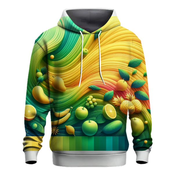 Tropical Fruit Gradient Hoodie