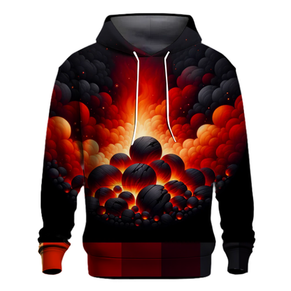 Fiery Ember Gradient Hoodie