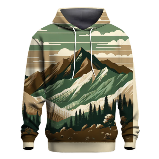 Retro Mountain Explorer Hoodie