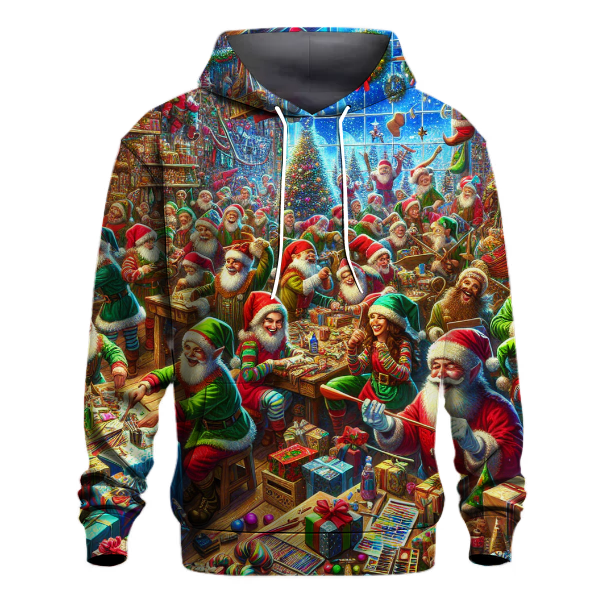 Playful Christmas Elf Hoodie