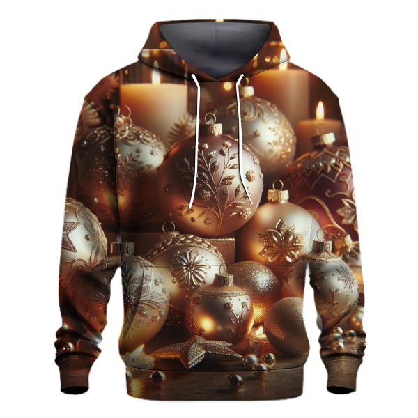 Sparkling Christmas Baubles Hoodie