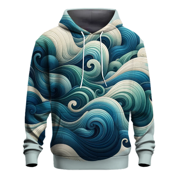 Ocean Wave Patterns Hoodie